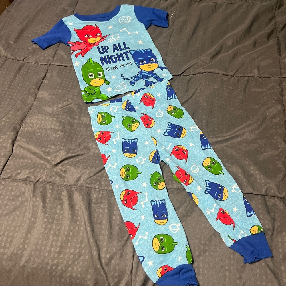 Pj Mask Pajama Set Shirt Pants Toddler Size 2t Unisex